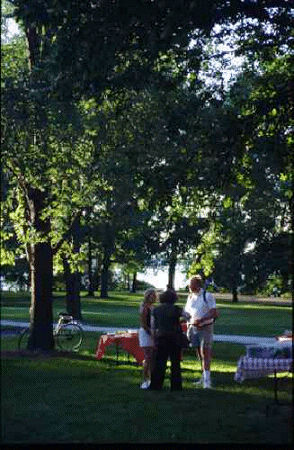 Picnic site near Tripp Commons