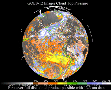GOES-12 Imager Cloud Top Product