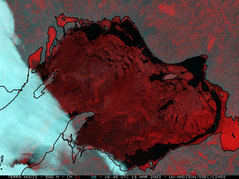 Terra MODIS composite image - Click to enlarge