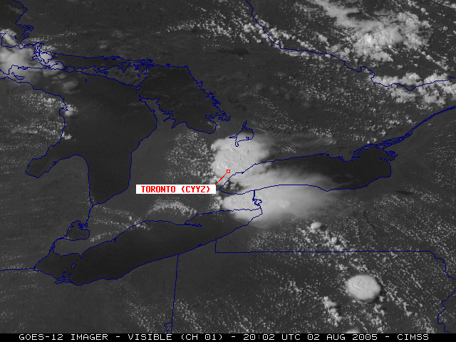 GOES-12 visible image - Click to enlarge