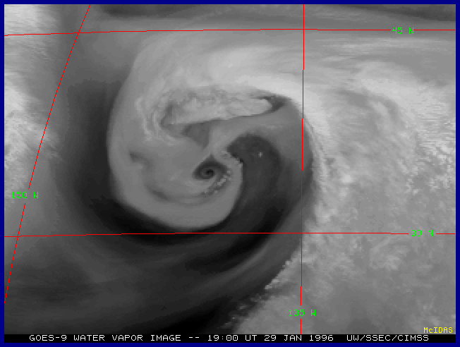 GOES-9 water vapor image