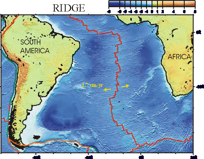mid atlantic ridge plate boundary