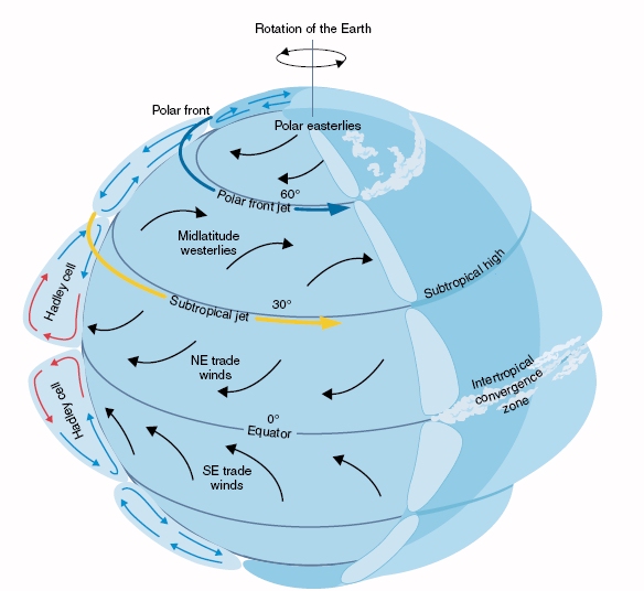 Global Winds Diagram