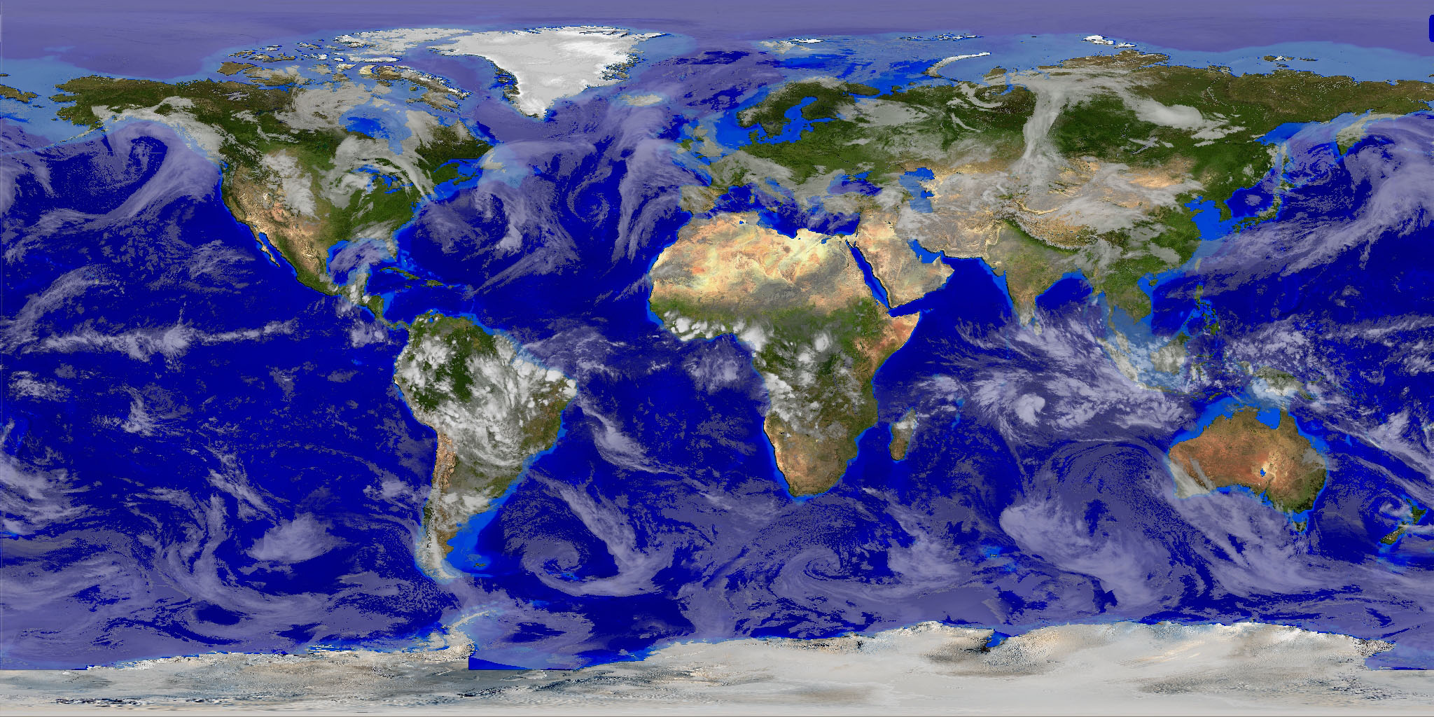 How do global weather patterns change over long periods of time