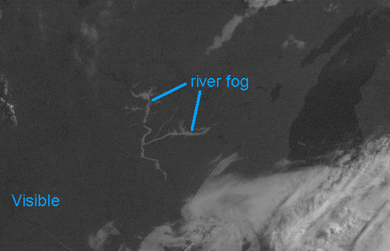 Visible image of river fog