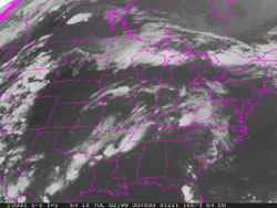 Example Infrared Image from a Geostationary Satellite