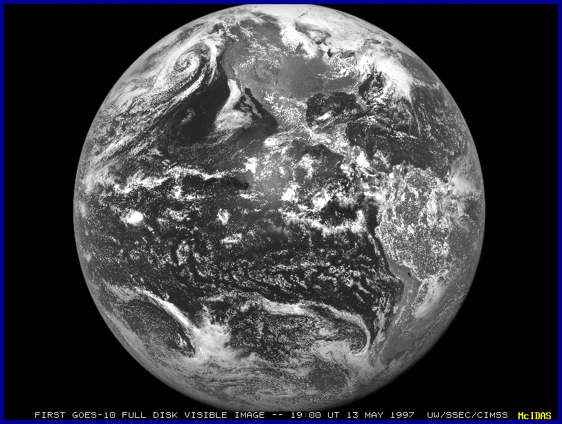 GOES-10 visible image 