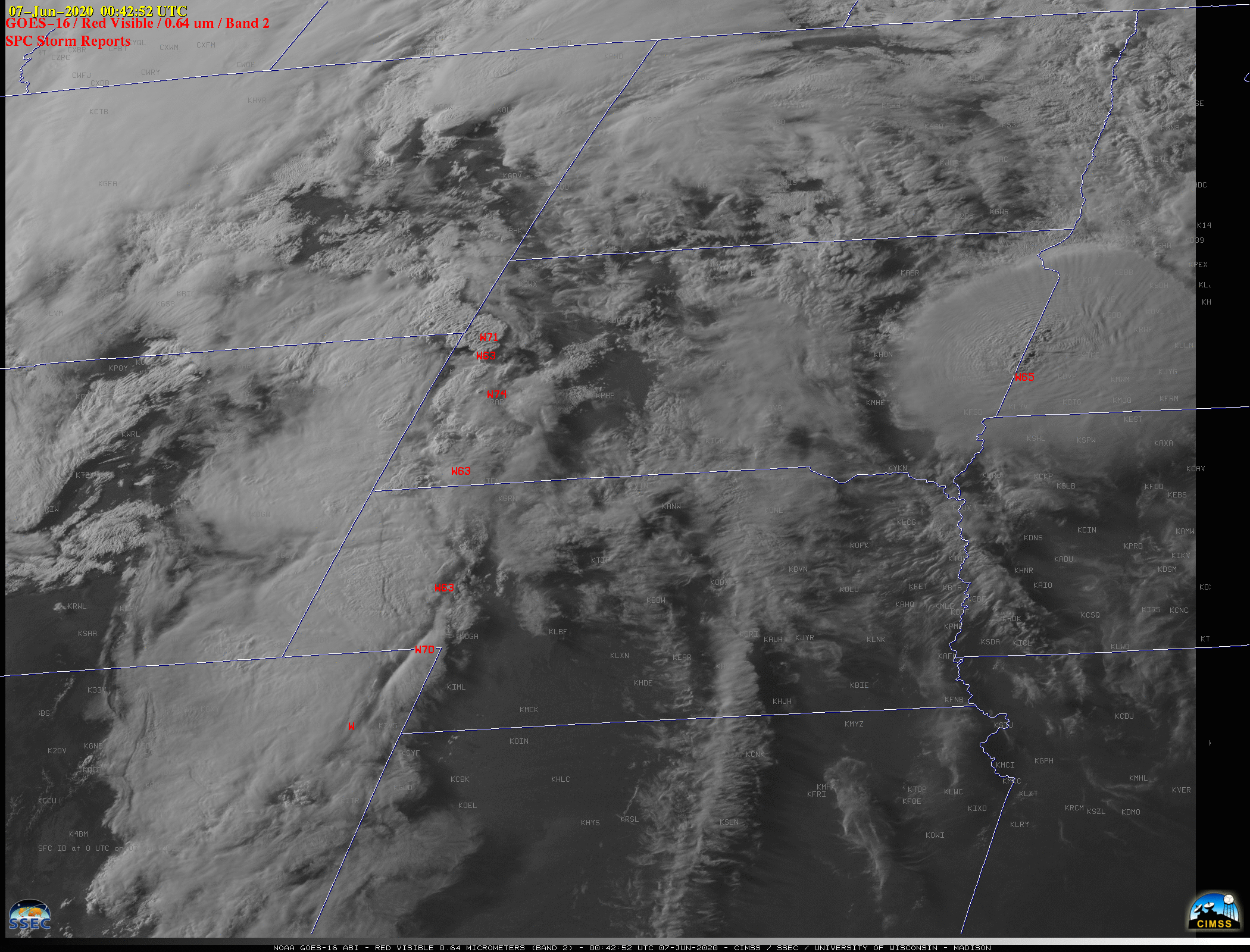 GOES-16 “Red” Visible (0.64 µm) images [click to play animation | MP4]