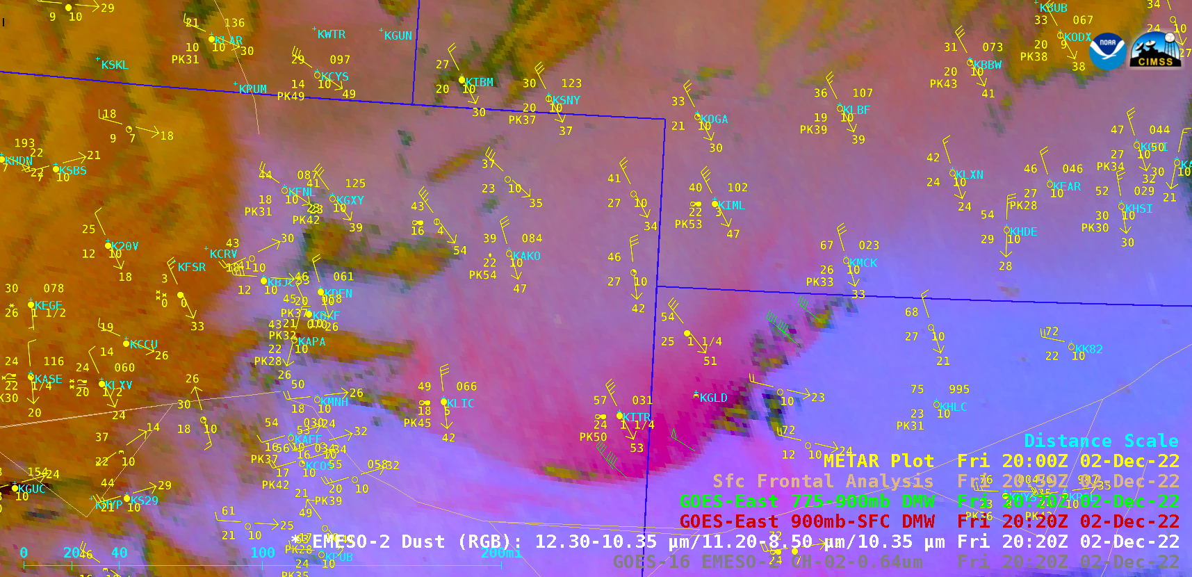 Blowing Dust Across Parts Of Colorado Nebraska And Kansas CIMSS 