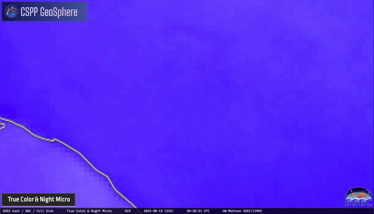 GOES-19 signature of the EUMETSAT Metop-SGA1 launch