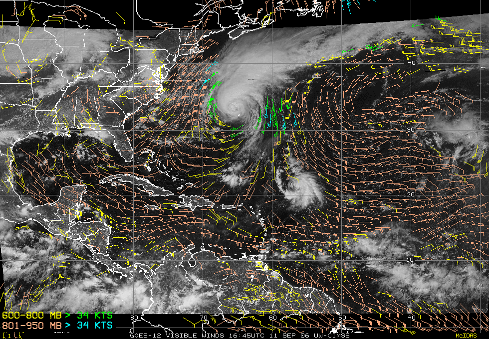 GOES-12 low-level visible winds