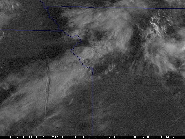 GOES-10 visible animation