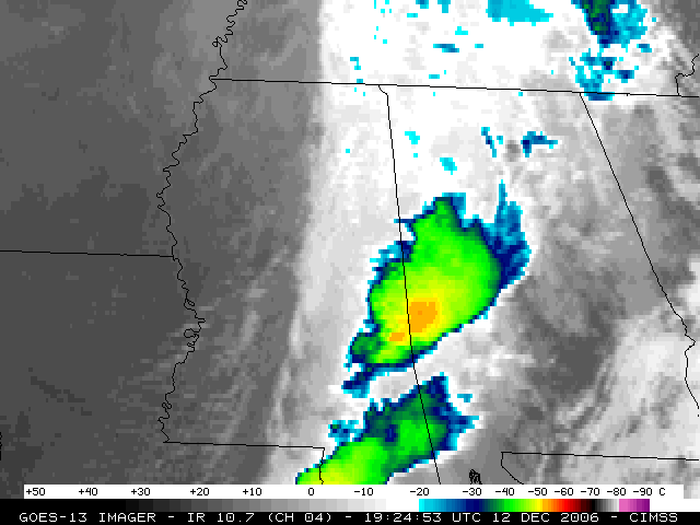GOES-13 IR images (QuickTime animation)