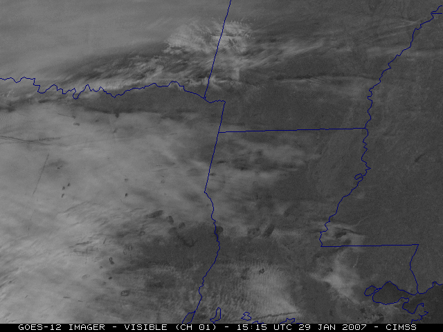 GOES-12 Visible (0.65 µm) images