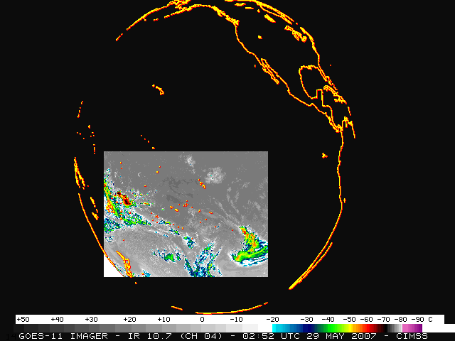 GOES-11 Southern Hemisphere sector