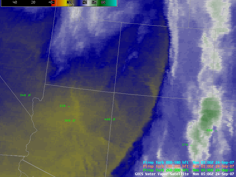 GOES-12 water vapor images (Animated GIF)