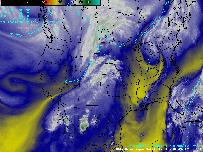 AWIPS GOES water vapor imagery (Animated GIF)