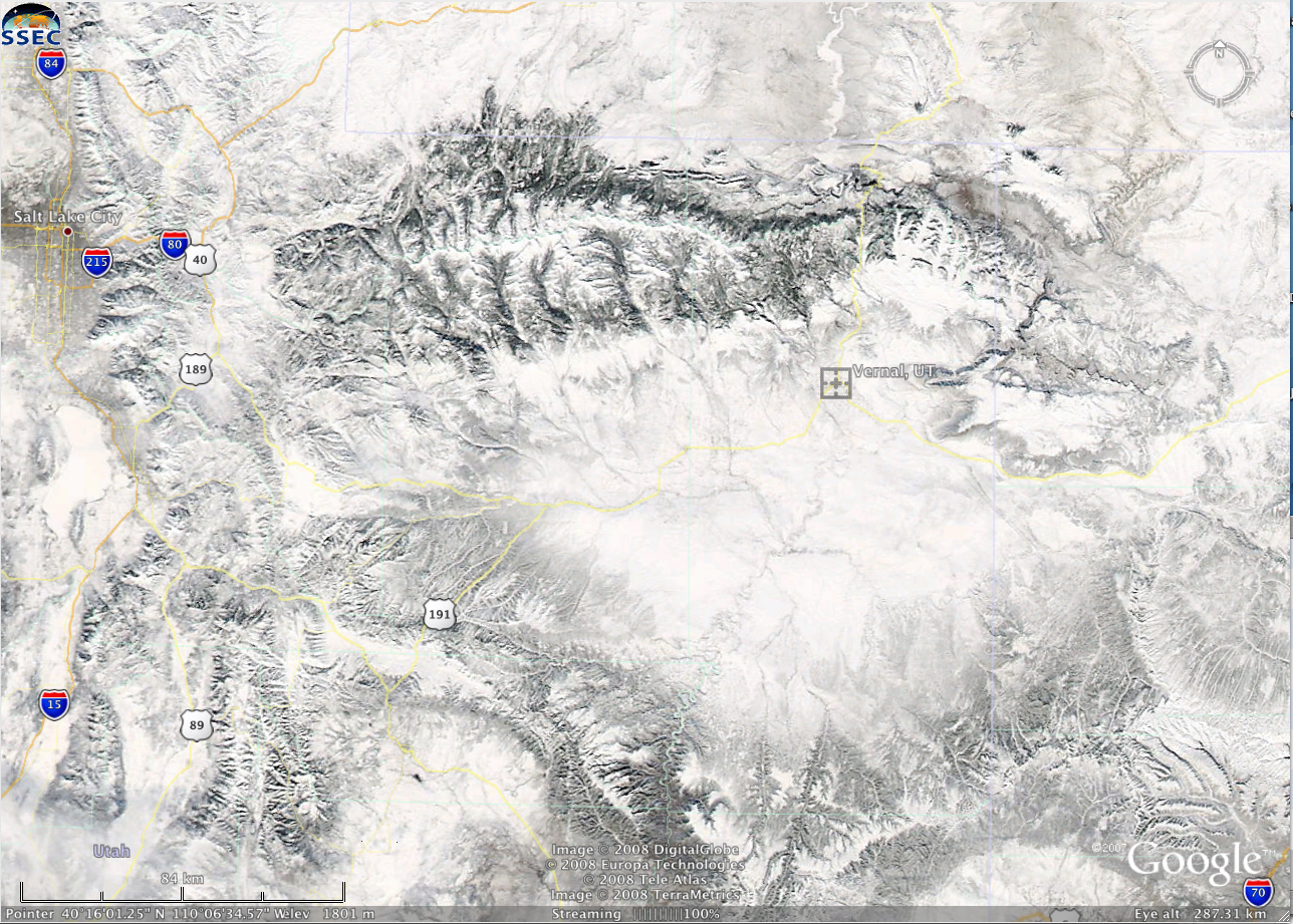 MODIS true color image (Google Earth)