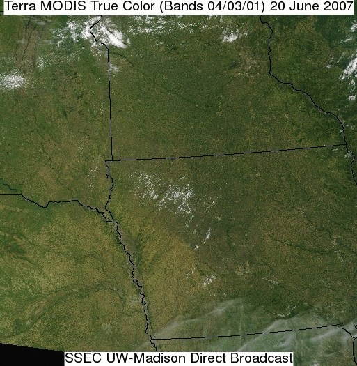 MODIS true color images (Animated GIF)