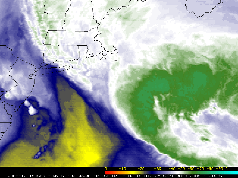 GOES-12 water vapor images