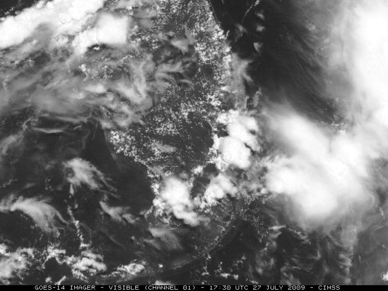 GOES-14 visible image (centered over southern Florida)
