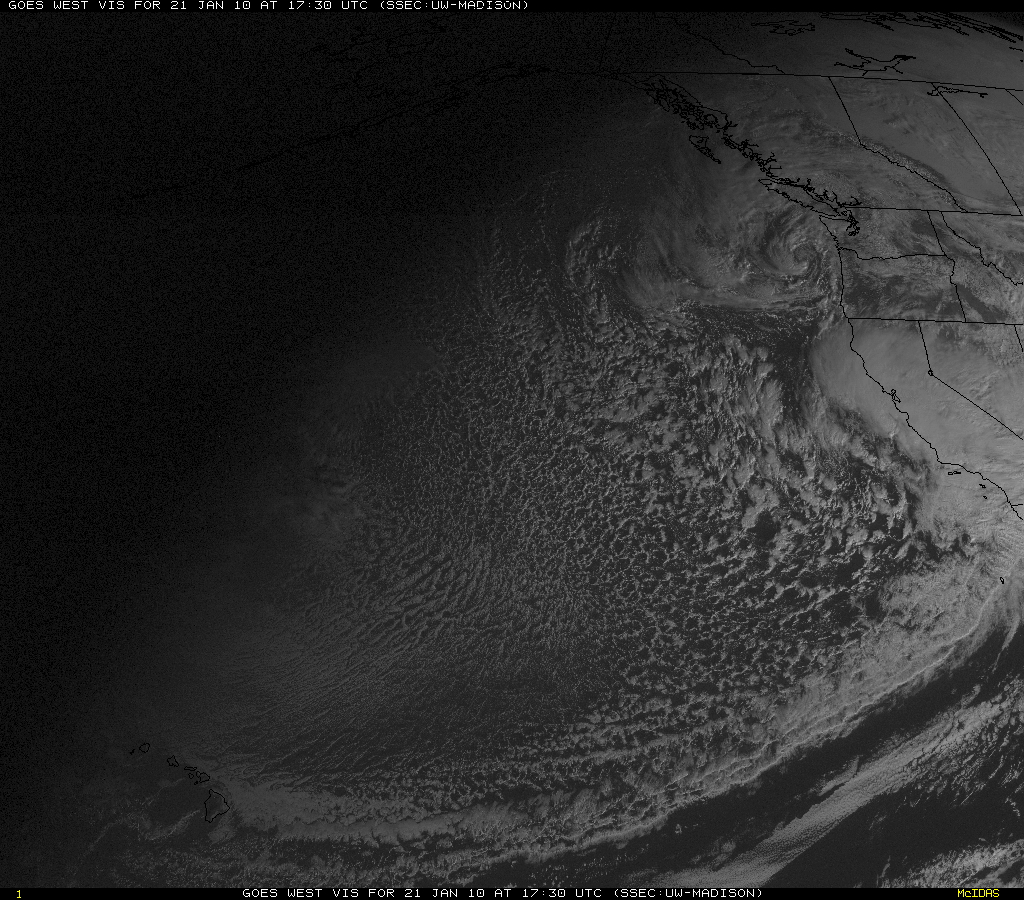 GOES-11 visible images