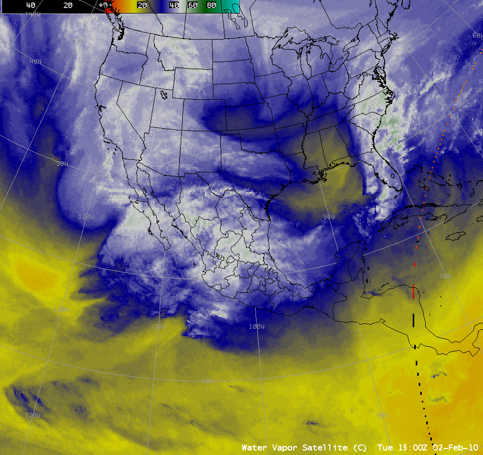 GOES-11/GOES-12 water vapor composite images