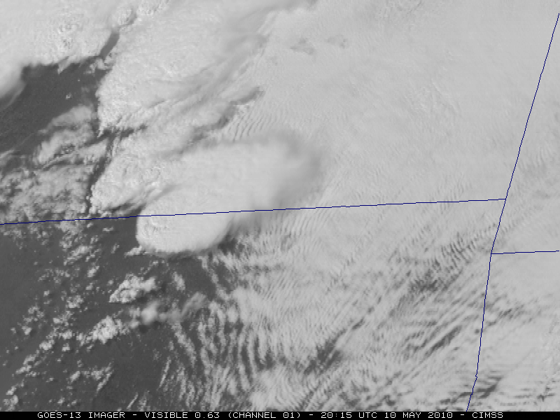 GOES-13 0.63 Âµm visible images (SRSO at 1-minute intervals)