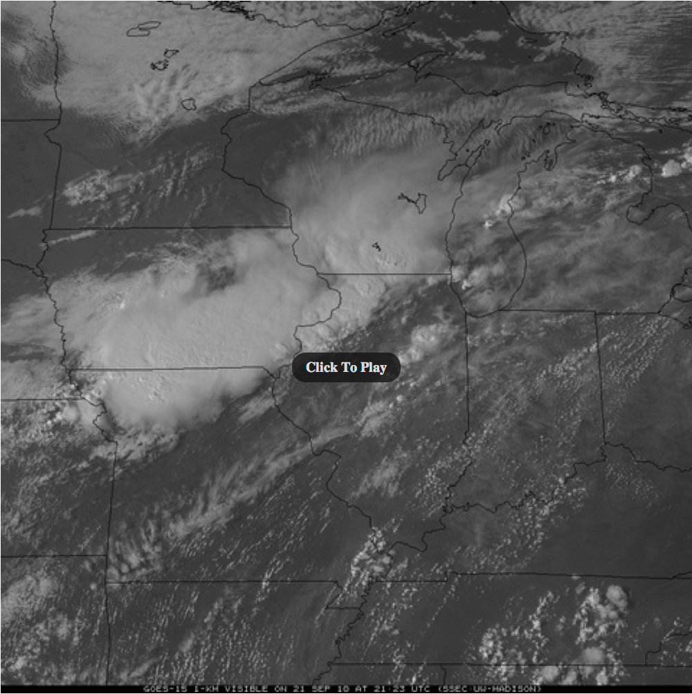 GOES-15 1-minute interval (SRSO) 0.63 µm visible images