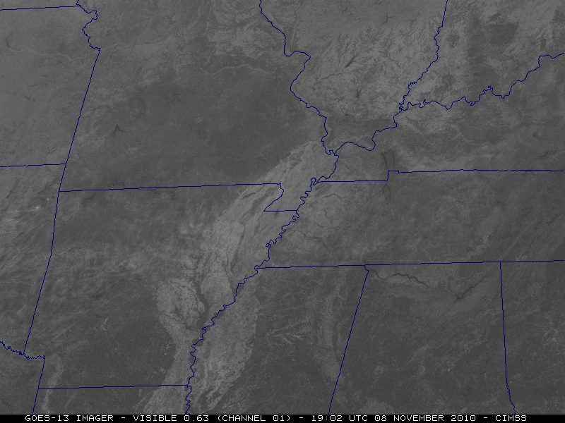 GOES-13 0.63 Âµm "visible channel" image