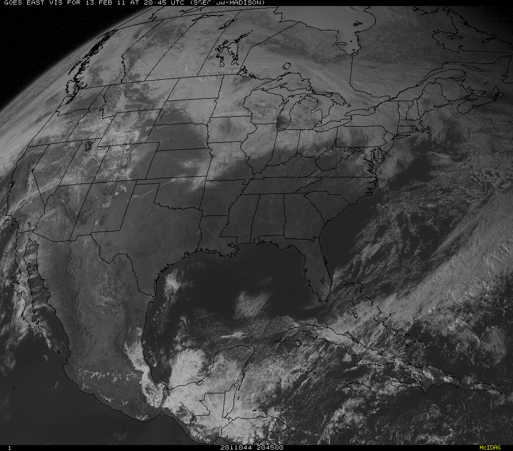 GOES-13 0.63 Âµm visible channel imagery (click image to play animation)