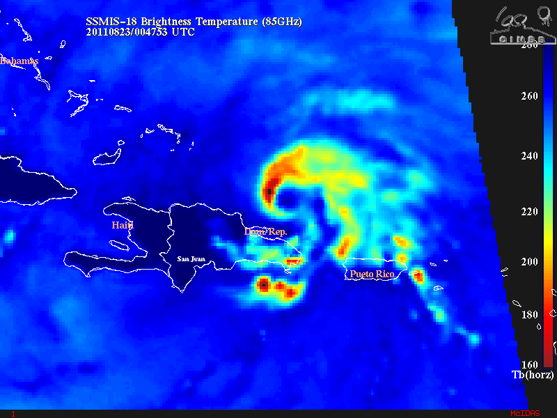 Hurricane Dean in the western Caribbean — CIMSS Satellite Blog, CIMSS