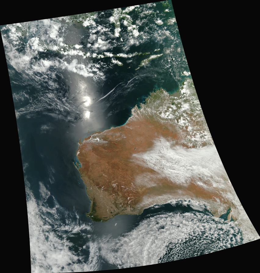 NPP VIIRS Red/Green/Blue (RGB) true color image