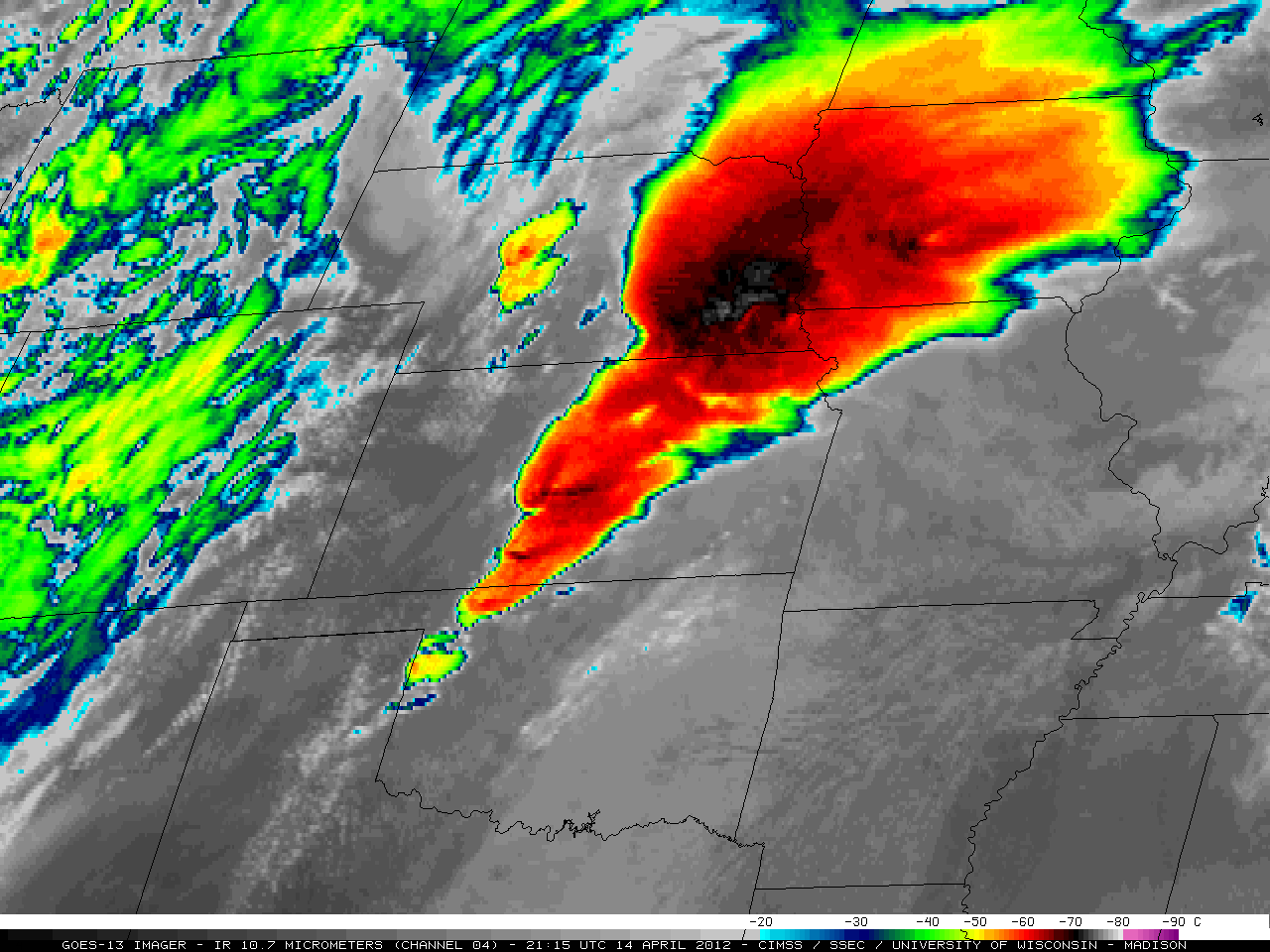 GOES-13 10.7 Âµm IR channel images (click image to play animation)
