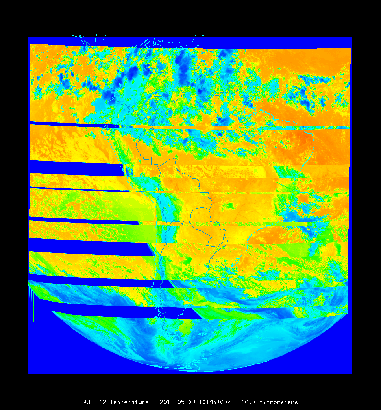 GOES-12 Imager from 1045 UTC 9 May 2012 (click image to play animation of all bands)