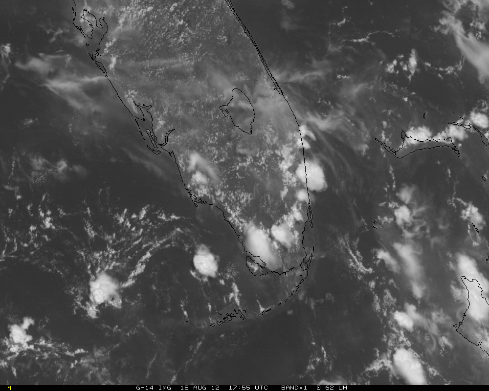 GOES-14 Visible Imagery over Florida