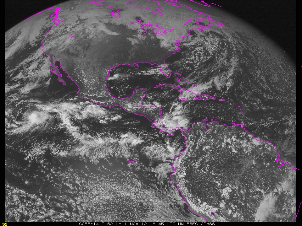 GOES-14 0.62 Âµm Visible Image