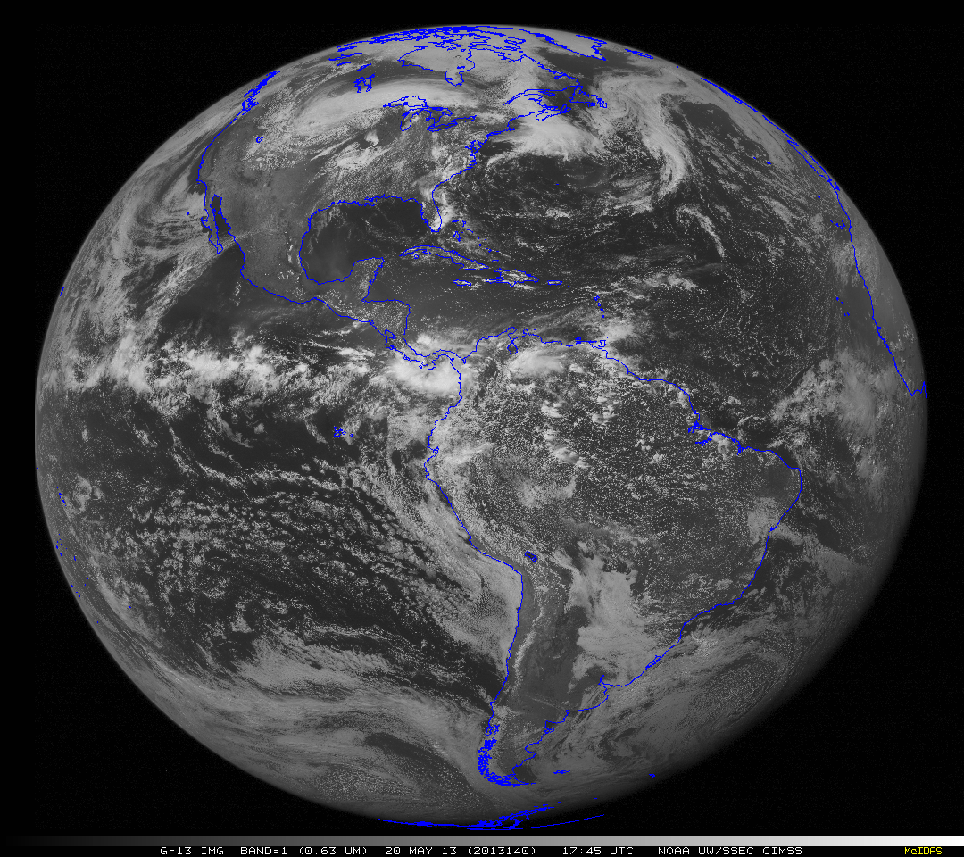 GOES-East "Rapid Scan Operations (RSO)" scan sectors (covering a 6-hour period from 17:45 to 23:45 UTC)