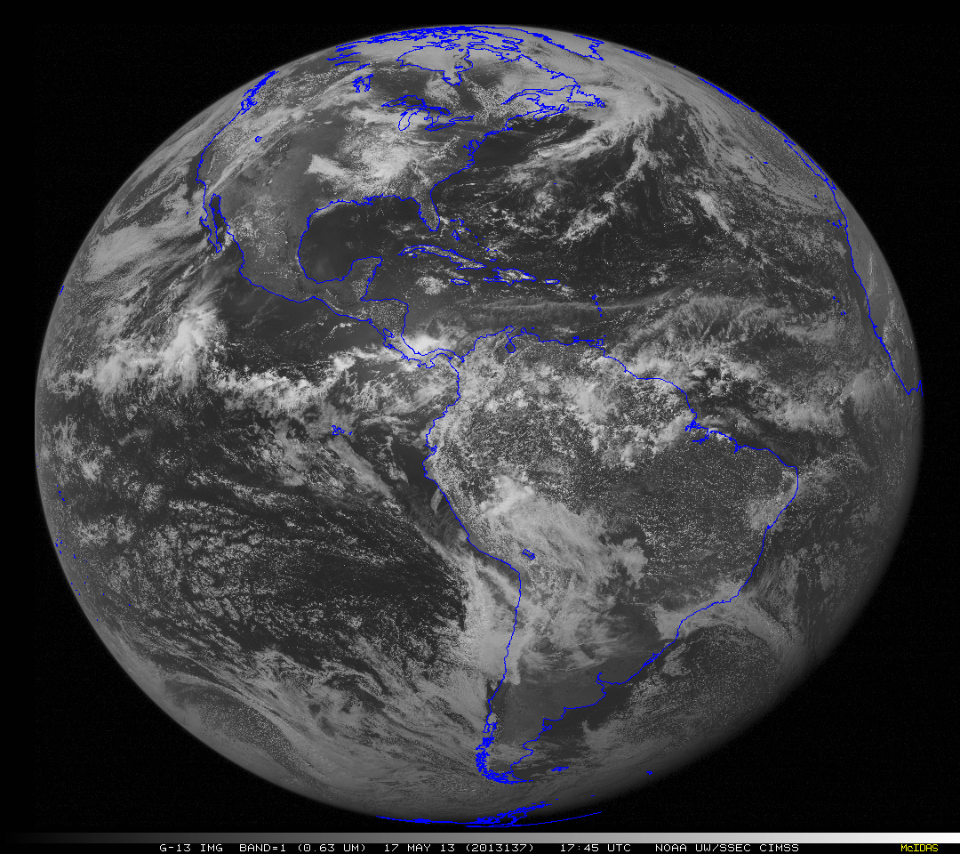 GOES-East "Routine" scan sectors (covering a 6-hour period from 17:45 to 23:45 UTC)