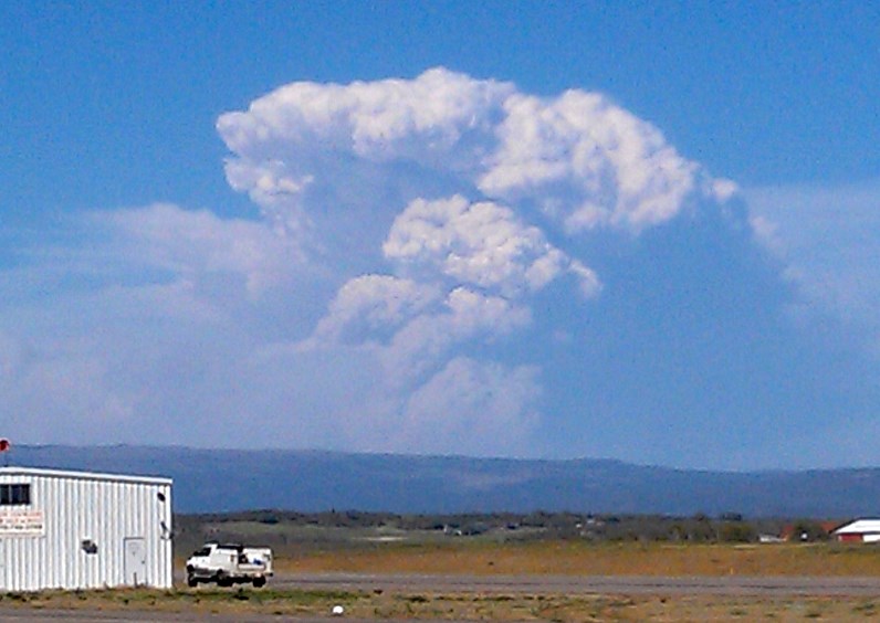 Photo of West Fork Complex fire