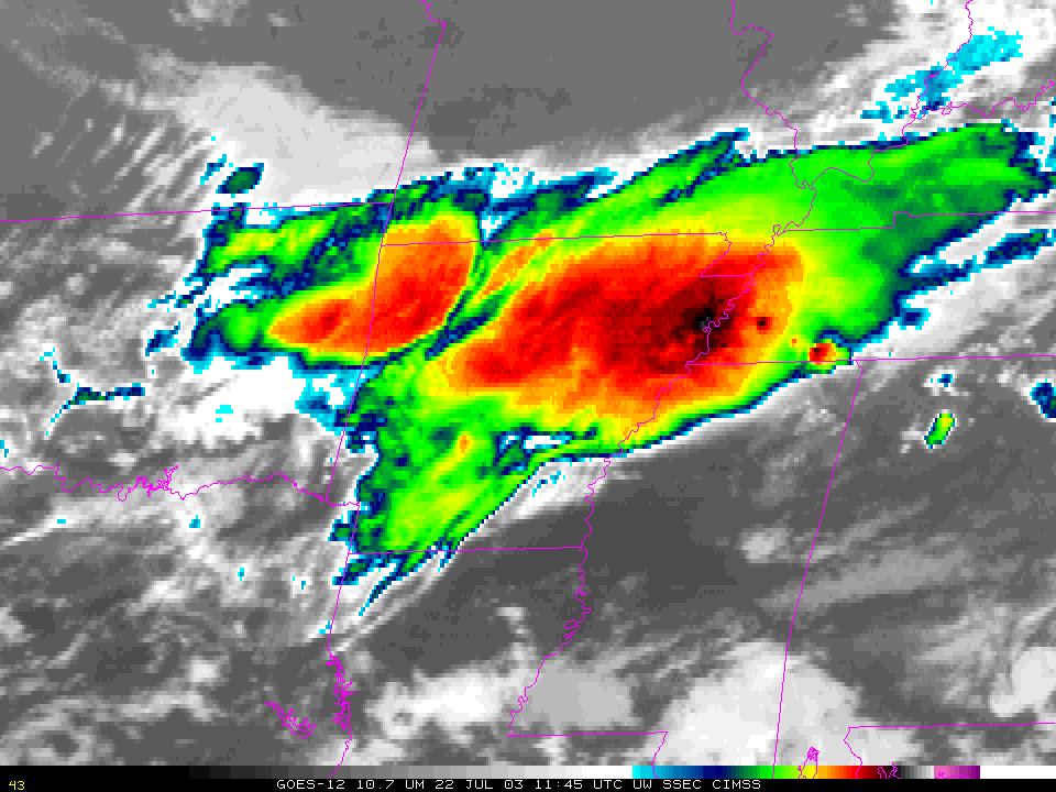 GOES-12 10.7 Âµm IR imagery (Click Image to play animation)