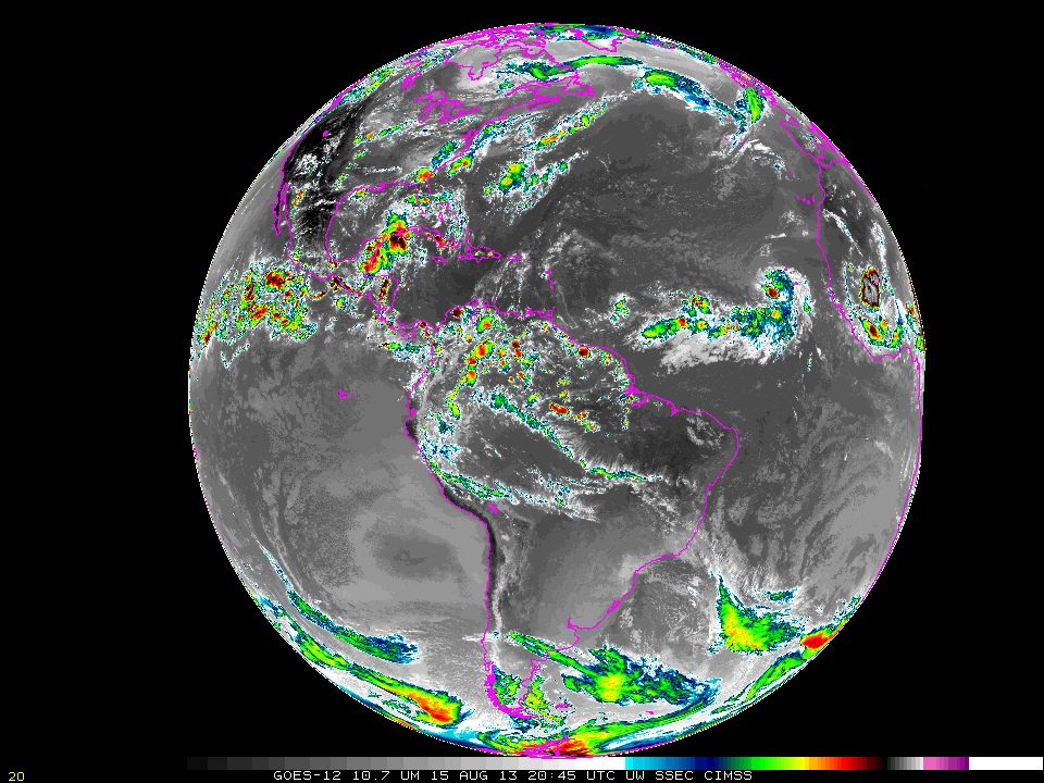 GOES-12 10.7 Âµm infrared channel images (click image to play animation)