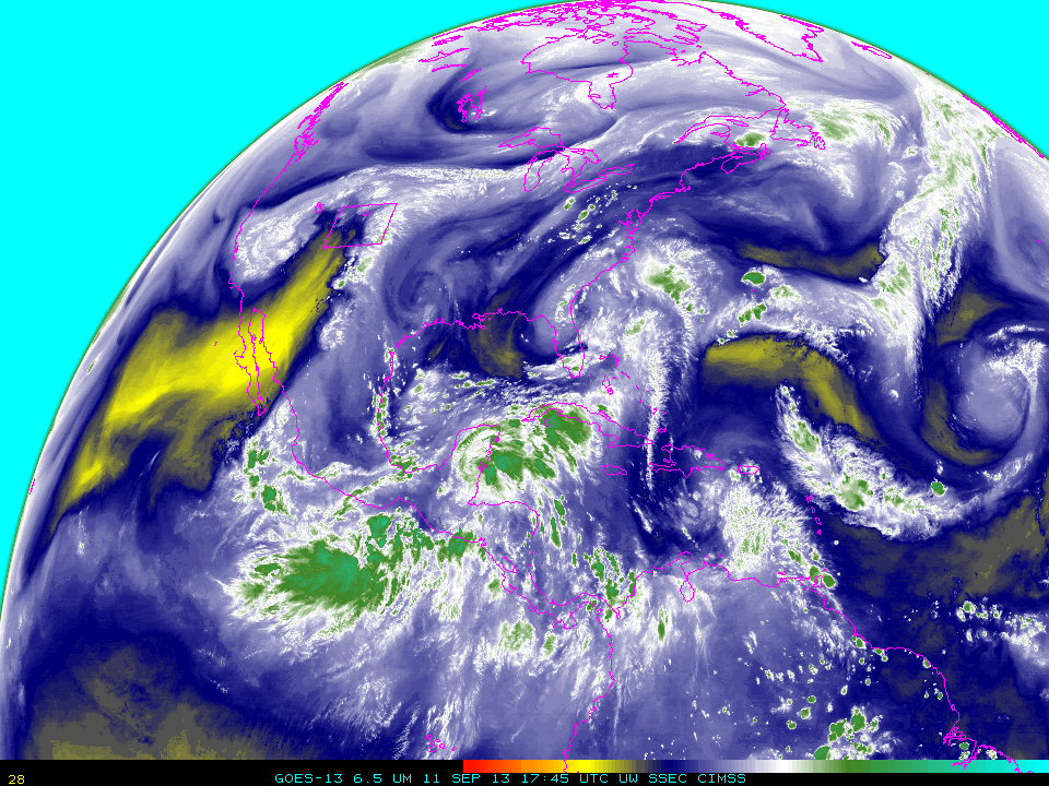 GOES-13 6.5 µm water vapor images, 5-16 September 2013 (click image to play animation)