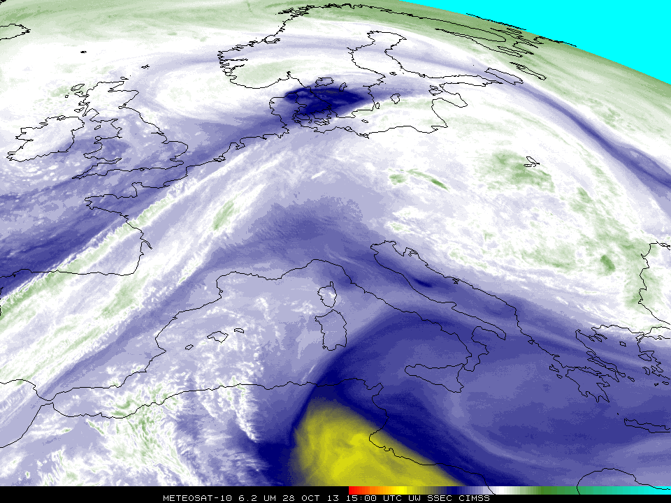 Meteosat-10 6.2 Âµm WV channel images (click to play animation)