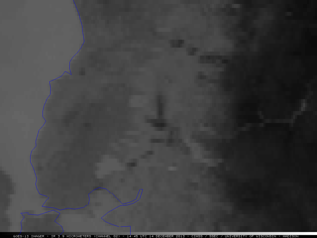 GOES-13 3.9 Âµm shortwave IR images (click to play animation)
