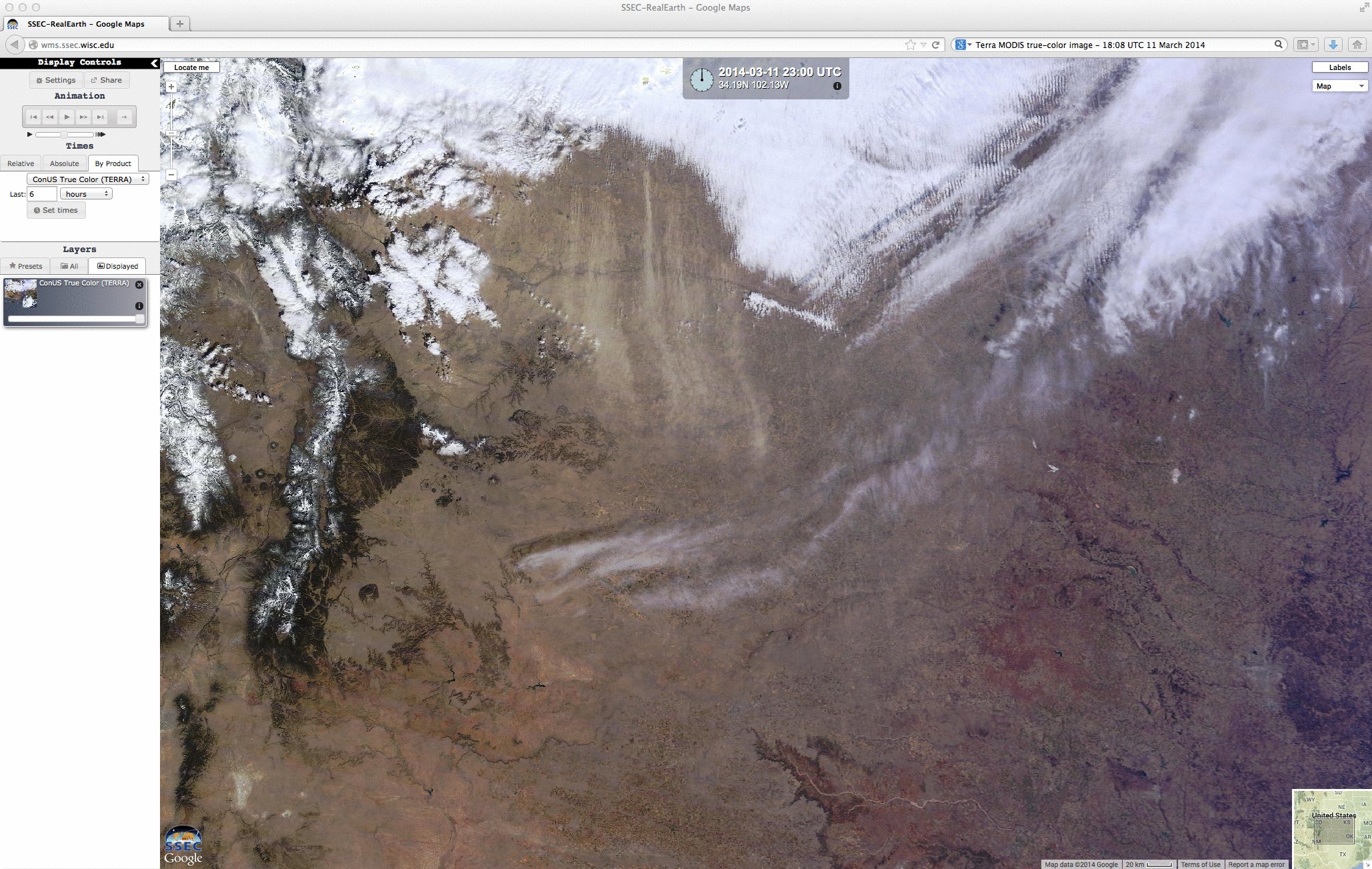 Terra/Aqua MODIS and Suomi NPP VIIRS true-color RGB images