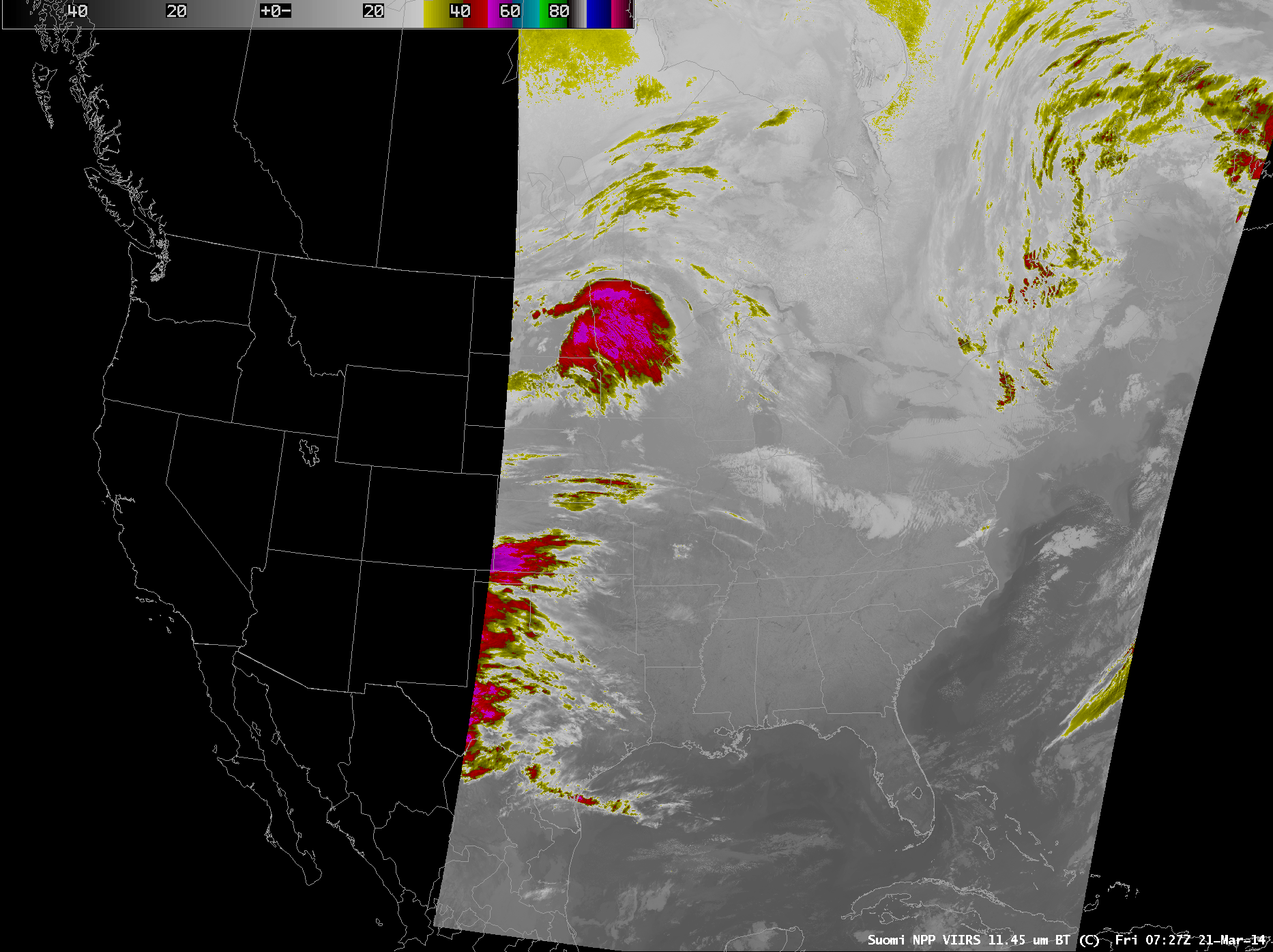 Suomi NPP VIIRS Sea Surface Temperature product flowing into AWIPS ...