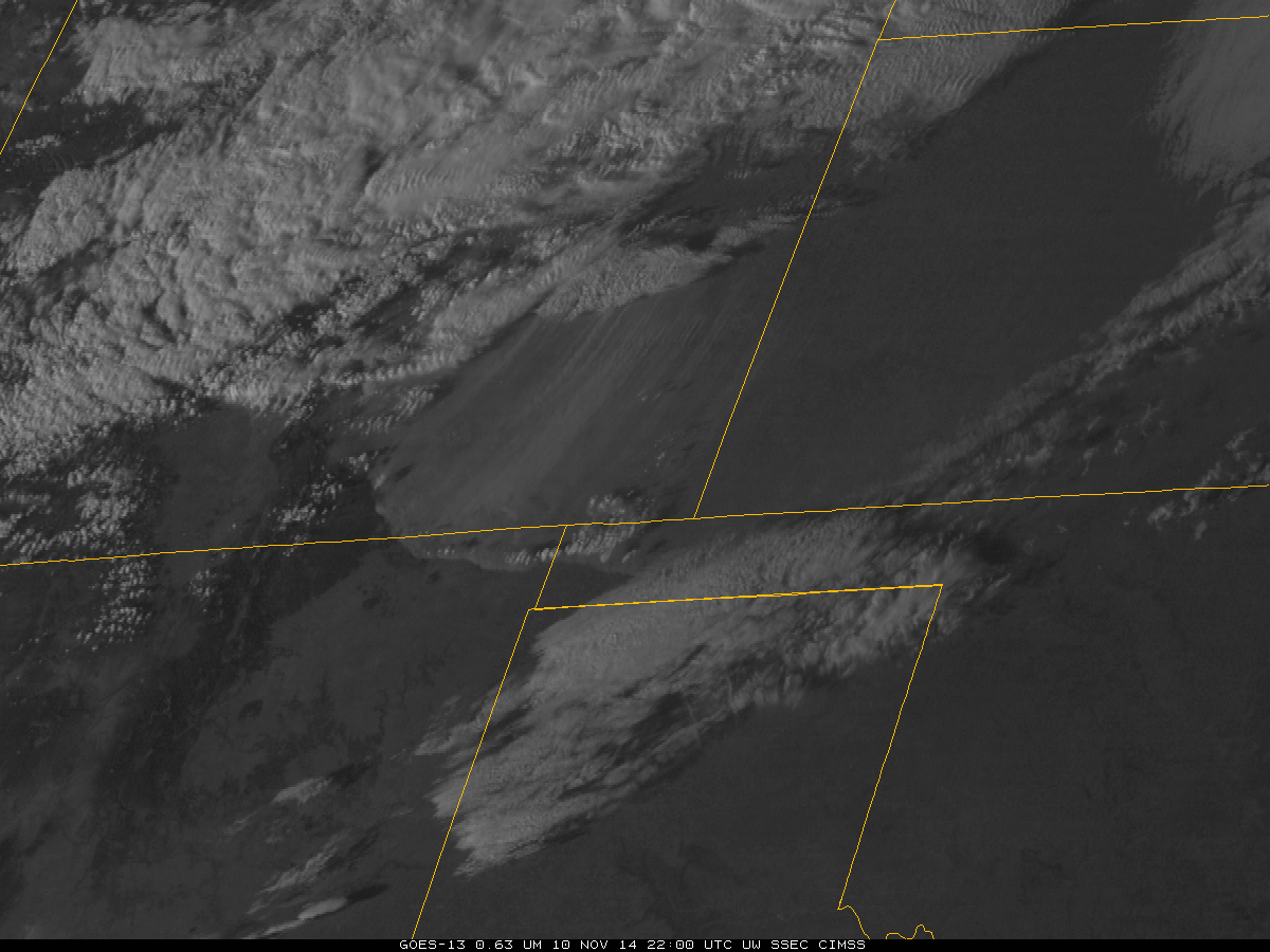 GOES-13 0.63 µm Visible imagery (click to play animation)