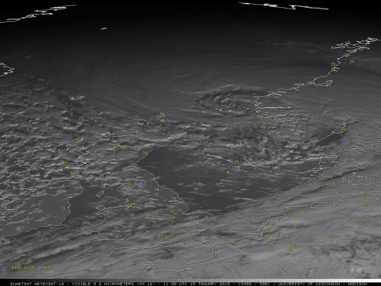 Meteosat-10 0.8 µm High Resolution Visible images (click to play animation)