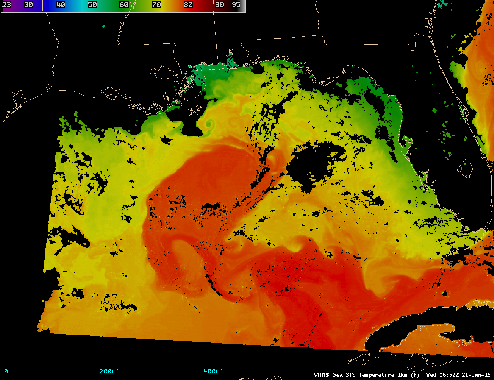 Suomi NPP VIIRS Sea Surface Temperature (SST) product